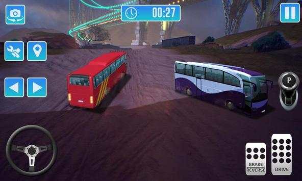 Bus Mountain Driving Simulator - Hill Climbing 3D screenshot 1