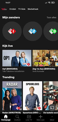 TriNed TV App 1 تصوير الشاشة