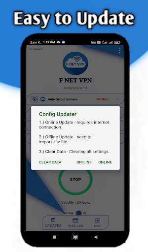 F NET VPN screenshot 2