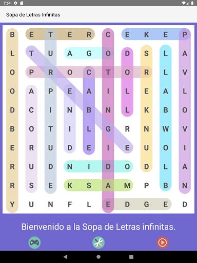 📱 Sopa de Letras Infinitas 📱 screenshot 8