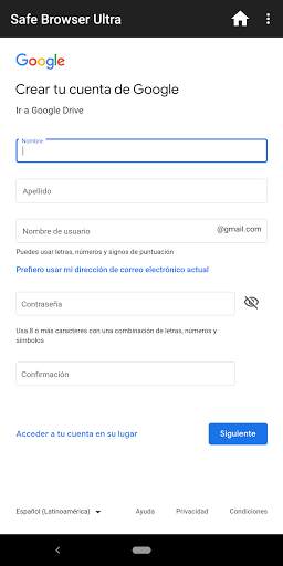 Safe Browser Ultra screenshot 1