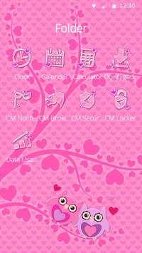 Pink Owl Launcher Theme screenshot 5