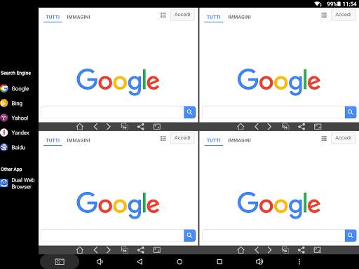 Four Tabs Tablet (free web browser) screenshot 3