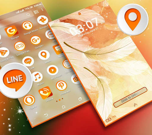 Feather Light Launcher Theme screenshot 5