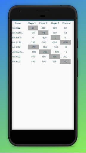 King Score Table screenshot 8