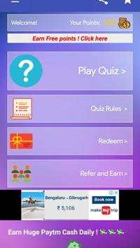Earn money by QUIZ स्क्रीनशॉट 2