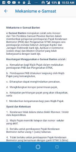 SAMBAT - SAMSAT BANTEN HEBAT screenshot 7