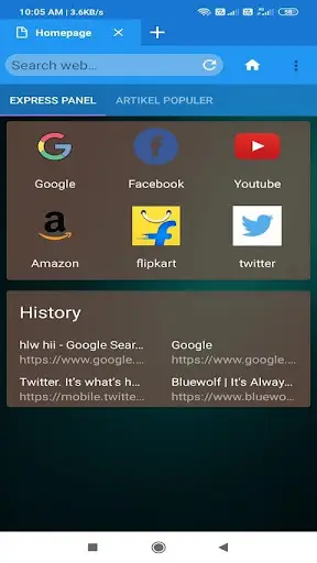 Speed Browser screenshot 1