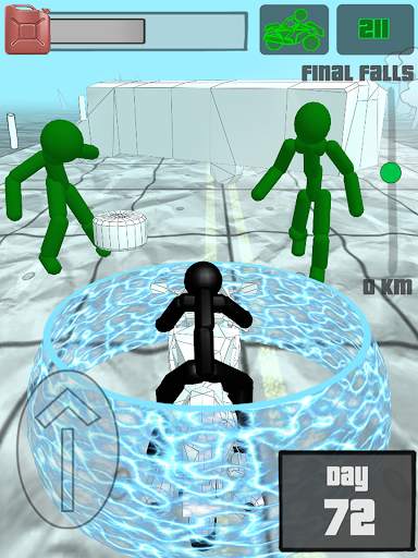 Stickman Zombie: Motorcycle Ra screenshot 22