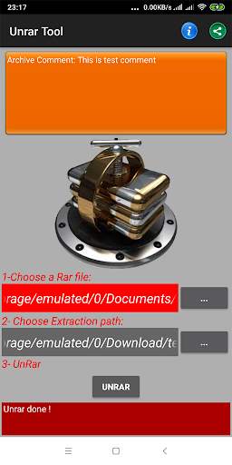UnRar Tool screenshot 4