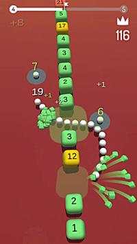 Snake Balls vs Blocks 3D screenshot 1