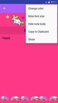 Unicorn Note screenshot 3