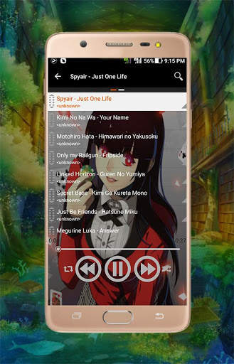 Yumeko Jabami Mp3 Player screenshot 4