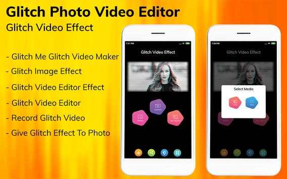 Glitch Photo Video Editor - Glitch Video Effect screenshot 1