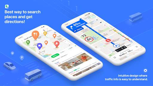 NAVER Map, Navigation screenshot 1