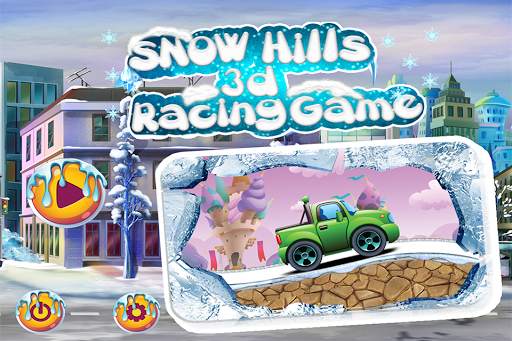 Snow hills 3D Racing game 2017 screenshot 1
