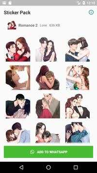 WAStickerApps Romance Stickers screenshot 4
