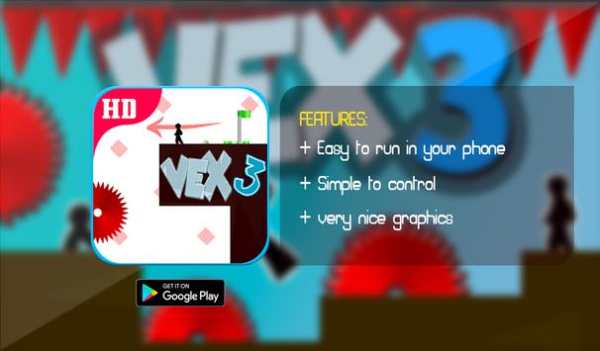 Vexman 3 run - stickman game screenshot 2