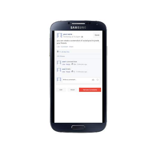 Fbb Fake Post Maker for Facebook, prank post make screenshot 2