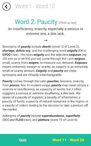 Verbal Advantage - Level 10 screenshot 3