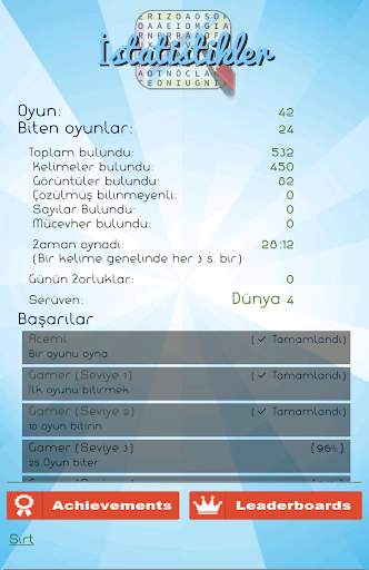 Kelime Arama screenshot 7