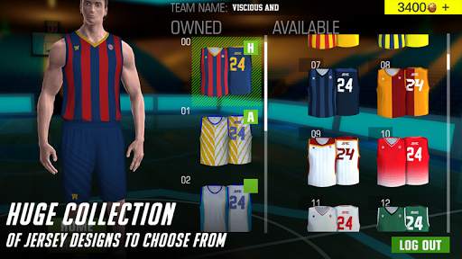 Basketball Jersey Editor - My Basketball Team screenshot 1