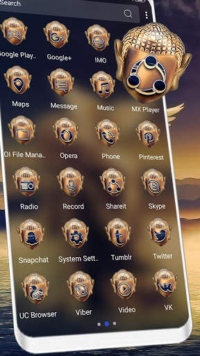 Buddha Peace Launcher Theme screenshot 2
