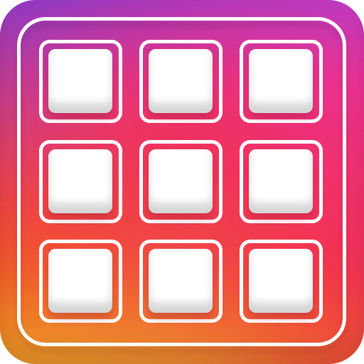 Grid Photo maker for social media icon