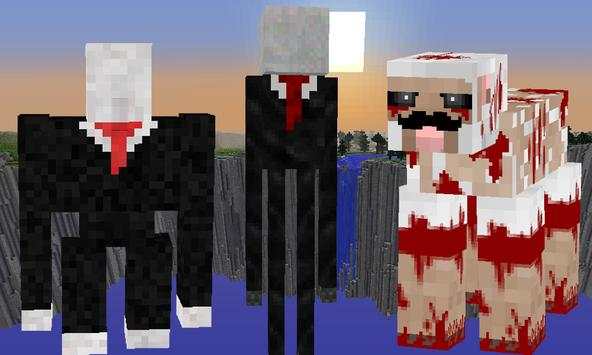 Skins Slender Man for Minecraft PE screenshot 1