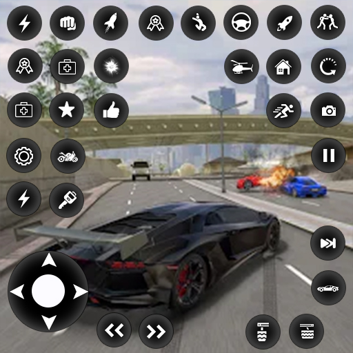 permainan kereta lumba kereta icon