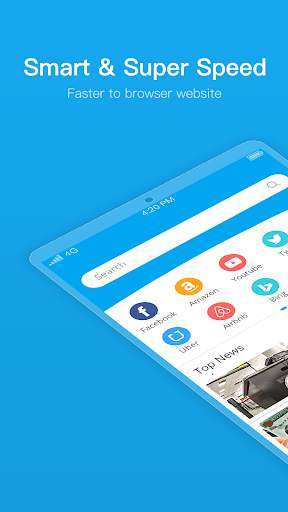 Web Browser - Fast & Private & Ad Blocker screenshot 1