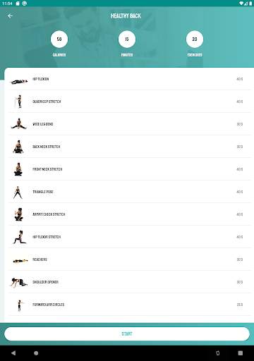 Exercícios para dores nas costas Fitness Coach screenshot 10