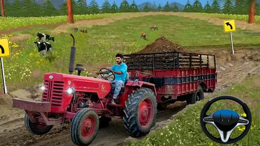 Indian Tractor Trolley Farming screenshot 4