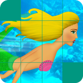 mermaid puzzles game icon