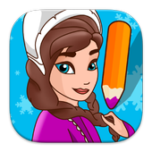 Frozen Princess Coloring icon