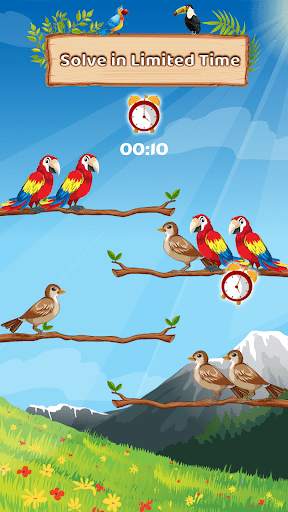 Bird Sort Color Puzzle Game screenshot 5