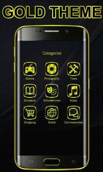 Gold Launcher Theme screenshot 3