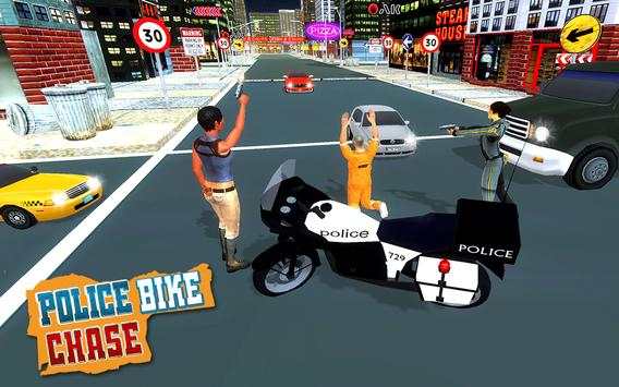 पुलिस बाइक स्टंट अपराध शहर 3D स्क्रीनशॉट 8