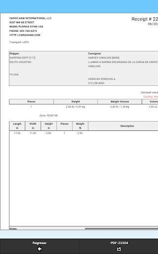 Cargo Nam Mobile screenshot 14