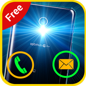 flashlight on call icon