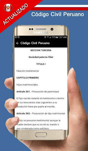 Codigo Civil Peruano screenshot 2