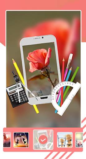 Pip camera editor & photo collage-blur background screenshot 4