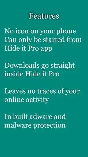 vBrowser for Hide it Pro screenshot 3