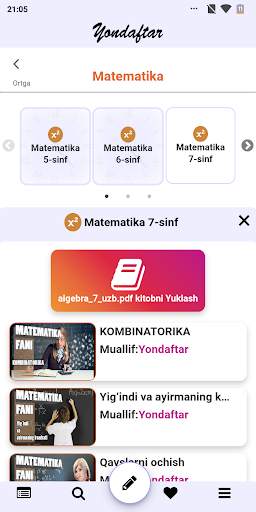 YONDAFTAR.UZ - ONLAYN VIDEO DARSLAR VA KITOBLAR screenshot 4