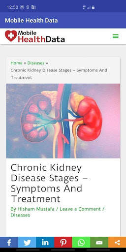 Mobile Health Data - All About Health and Diseases screenshot 5
