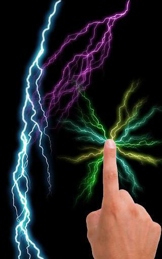 Electric screen prank. Touch it! Live wallpaper screenshot 4