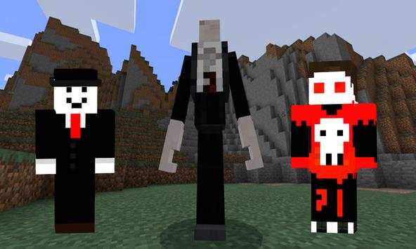 Skins Slender Man for Minecraft PE screenshot 2