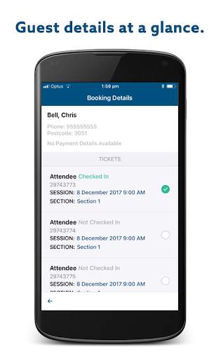 TryBooking Scanning App screenshot 3