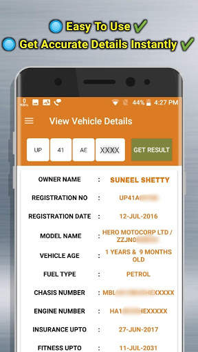 RTO View Vehicle Details - RTO vahan Information screenshot 2