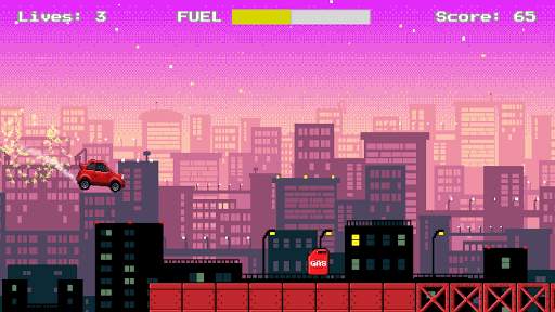 Jumping Race - Retro Game Car Racing screenshot 8